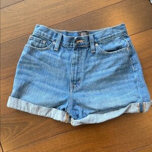 Urban Outfitters Light Blue Denim Rolled Hem Shorts